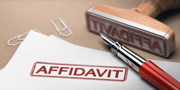 Affidavit Attestation